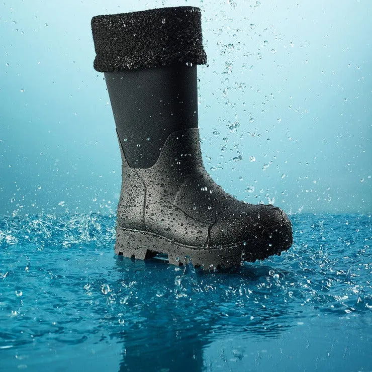 รองเท้าบูท ผู้หญิง รุ่น WONDERWELLY ATB HIGH-PERFORMANCE FLEECE-LINED ROLL-DOWN WELLINGTON BOOTS