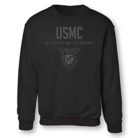 1st Battalion 7th Marines Tonal Sweatshirt