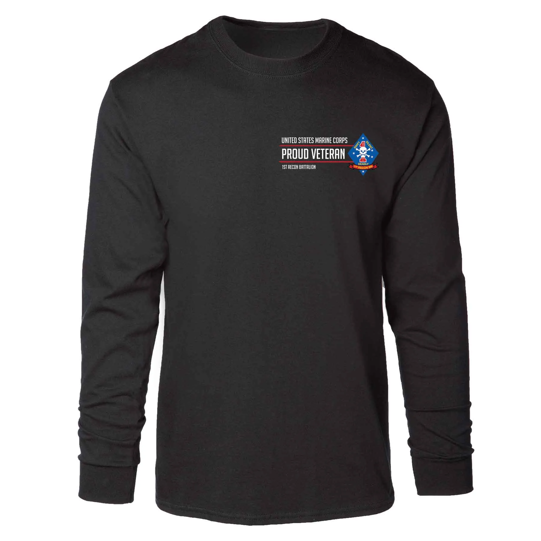 1st Recon Battalion Proud Veteran Long Sleeve T-shirt