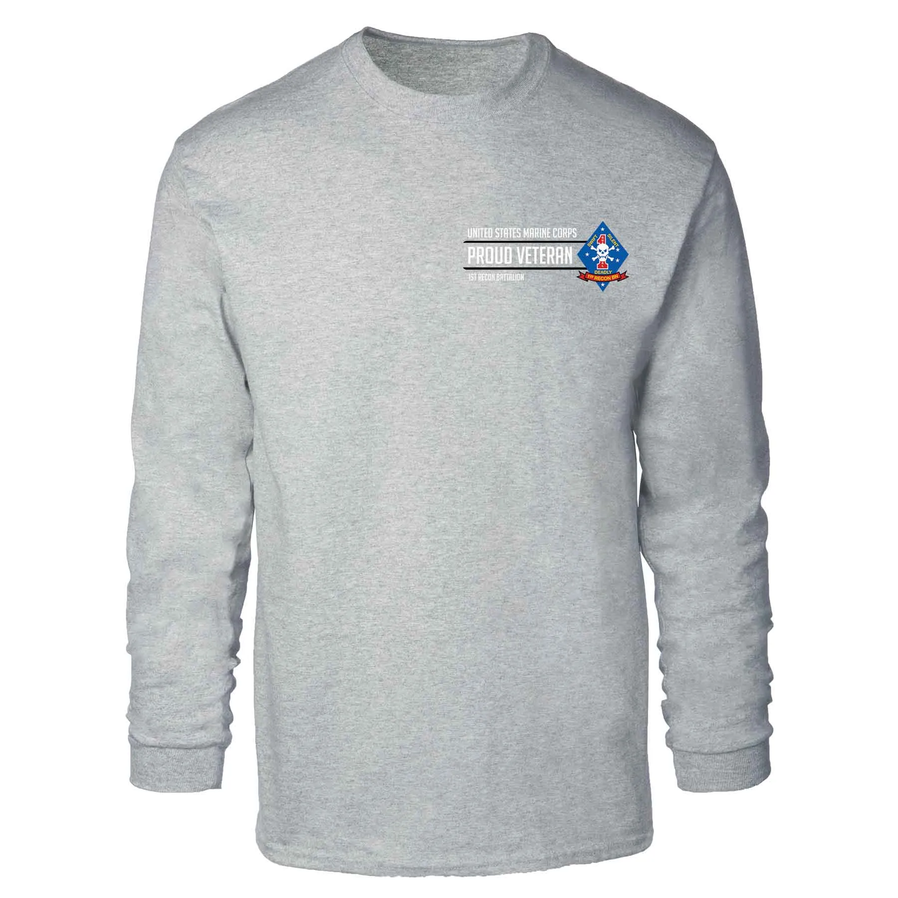 1st Recon Battalion Proud Veteran Long Sleeve T-shirt