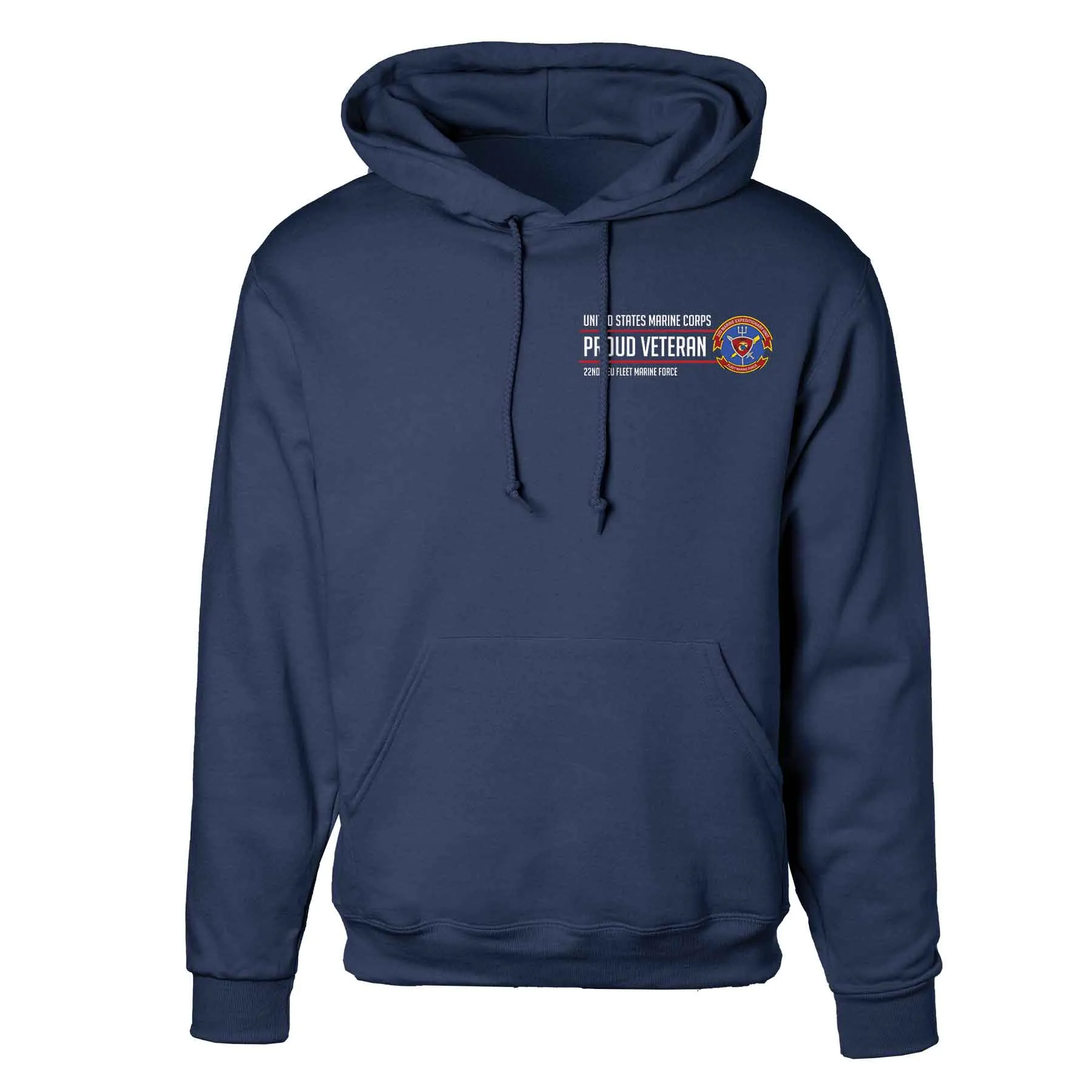 22nd MEU Fleet Marine Force Proud Veteran Hoodie