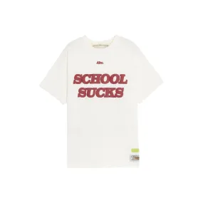 Abc. School Sucks T-Shirt (White)