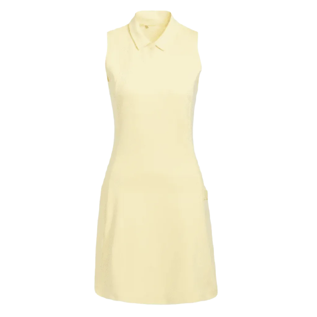 Adidas Go-To Sleeveless Golf Dress - Yellow