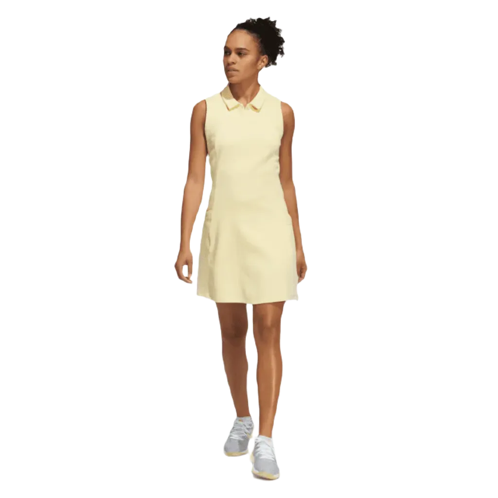 Adidas Go-To Sleeveless Golf Dress - Yellow