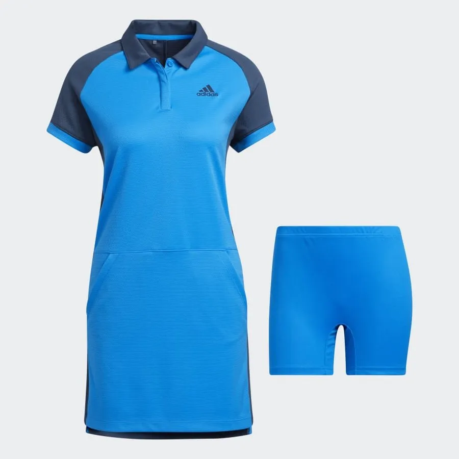 Adidas Ladies Colorblock Dress - Blue