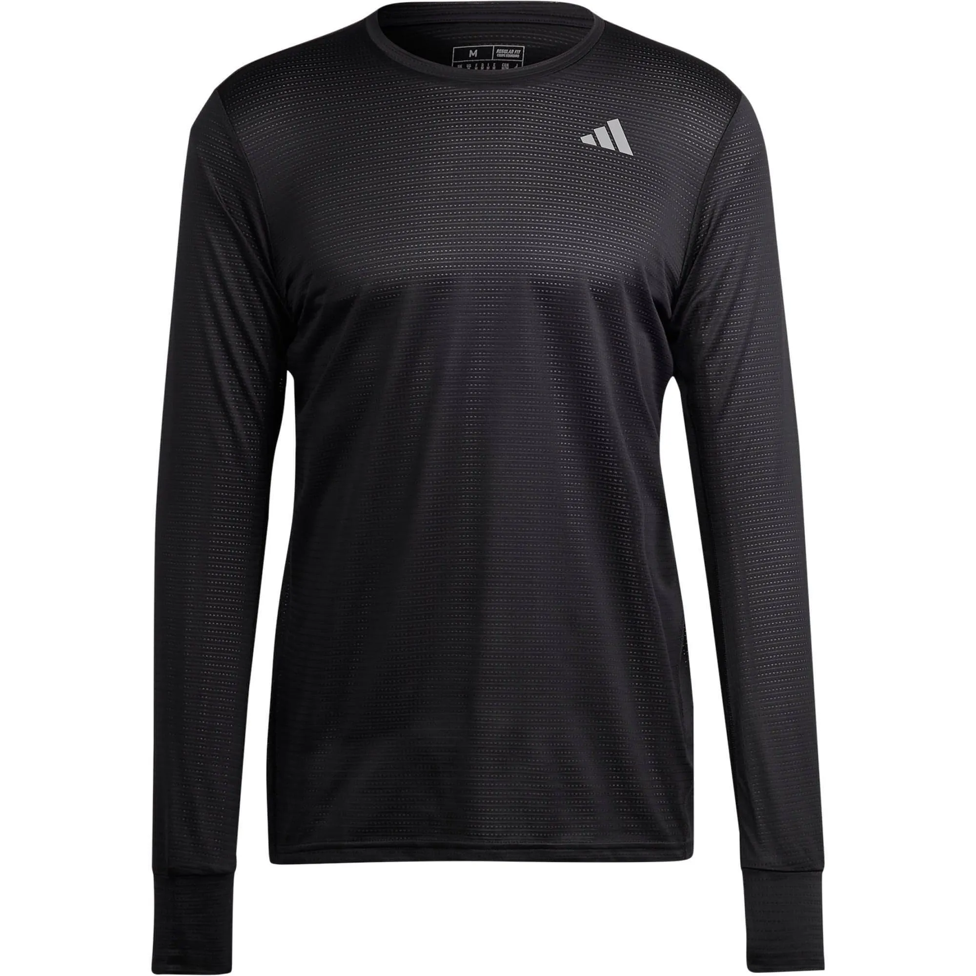 adidas Own The Run Long Sleeve Mens Running Top - Black