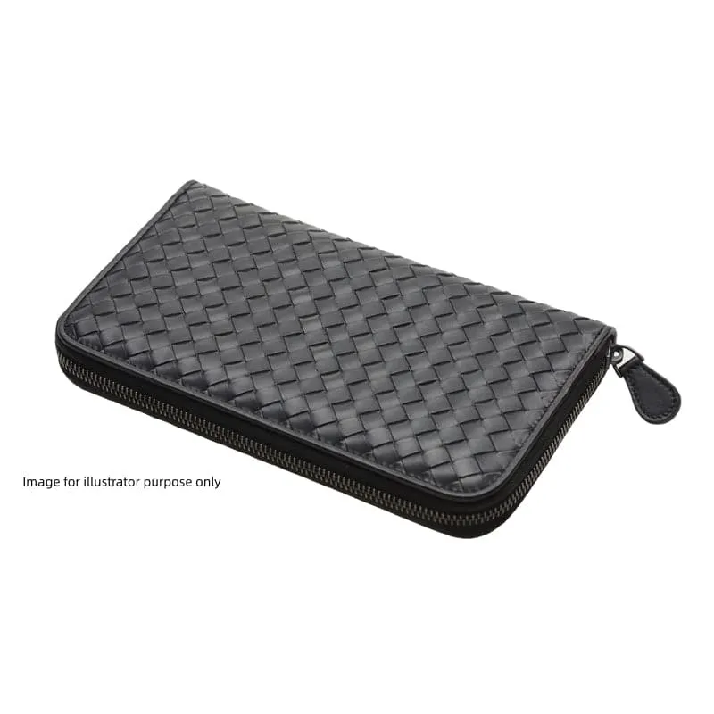 AG COLLECTIVE LEATHER LONG CLUTCH ZIP WALLET