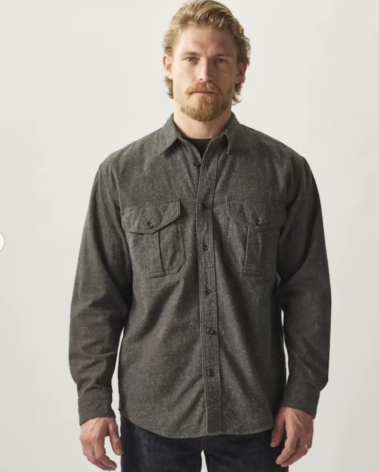 ALASKAN GUIDE SHIRT FILSON DARK HEATHER GRAY