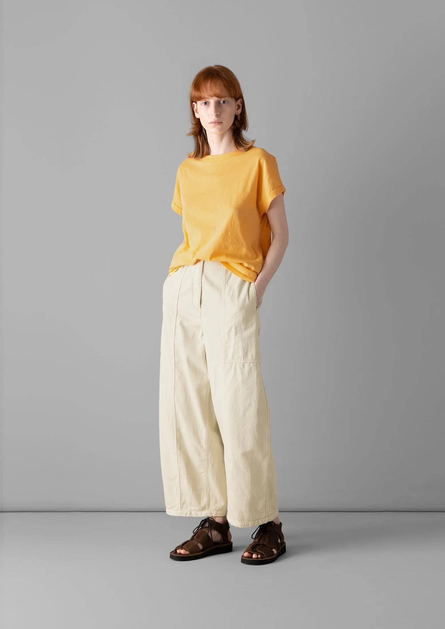 Alda Organic Cotton Easy Tee | Papaya