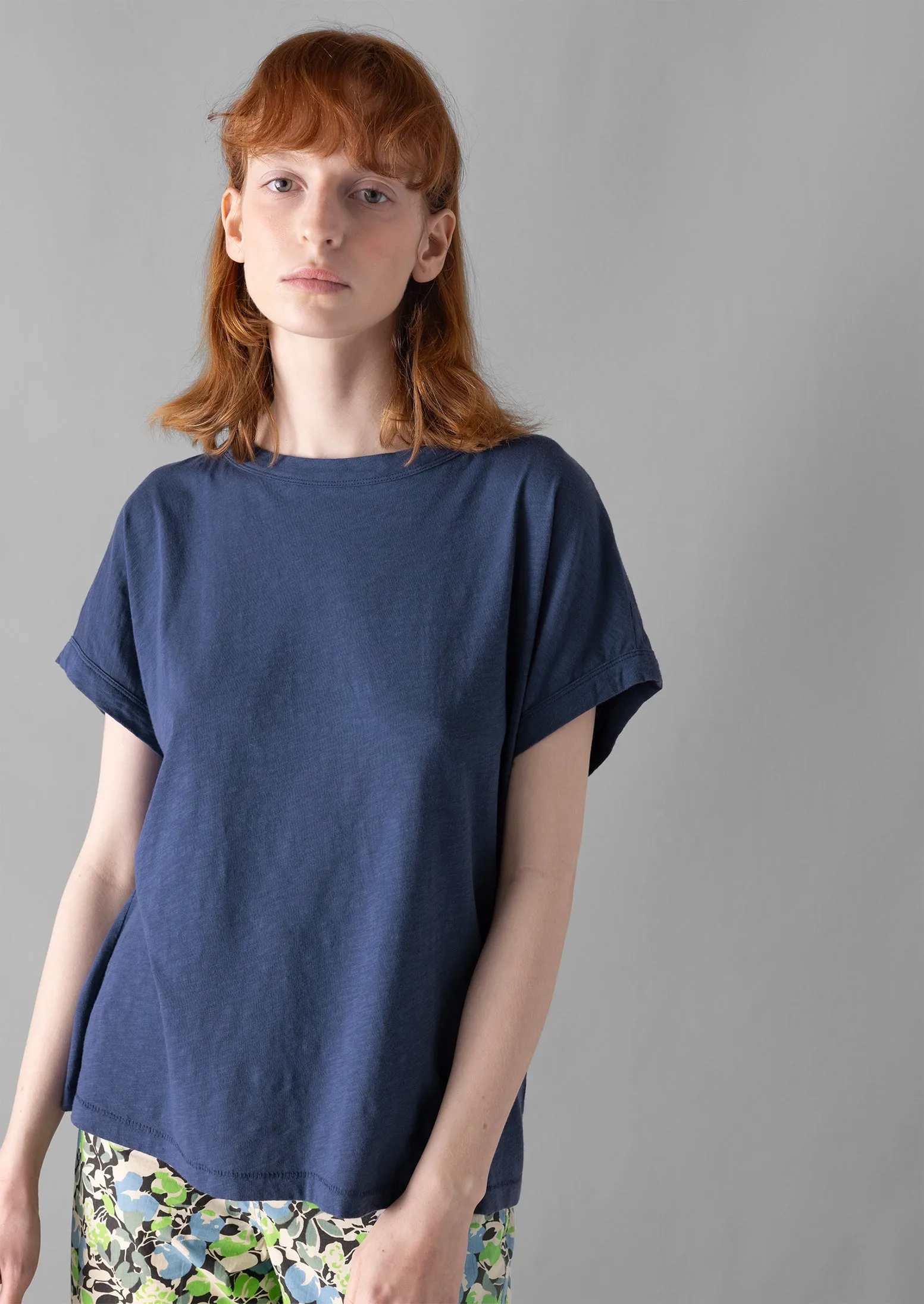 Alda Organic Cotton Easy Tee | Thistle