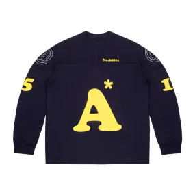 ANTIDOTE Logo Print hockey Long Sleeved Tee