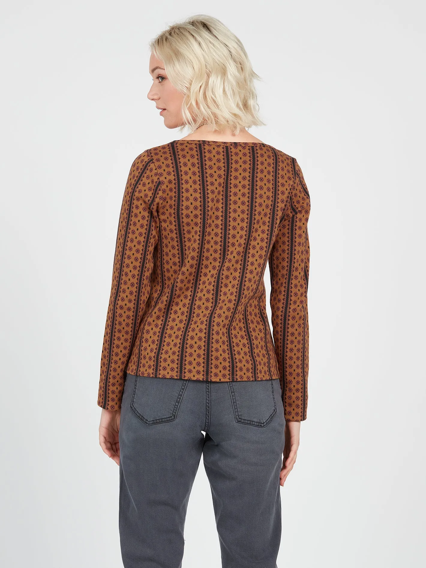 Apres Stone Long Sleeve Shirt - Bronze