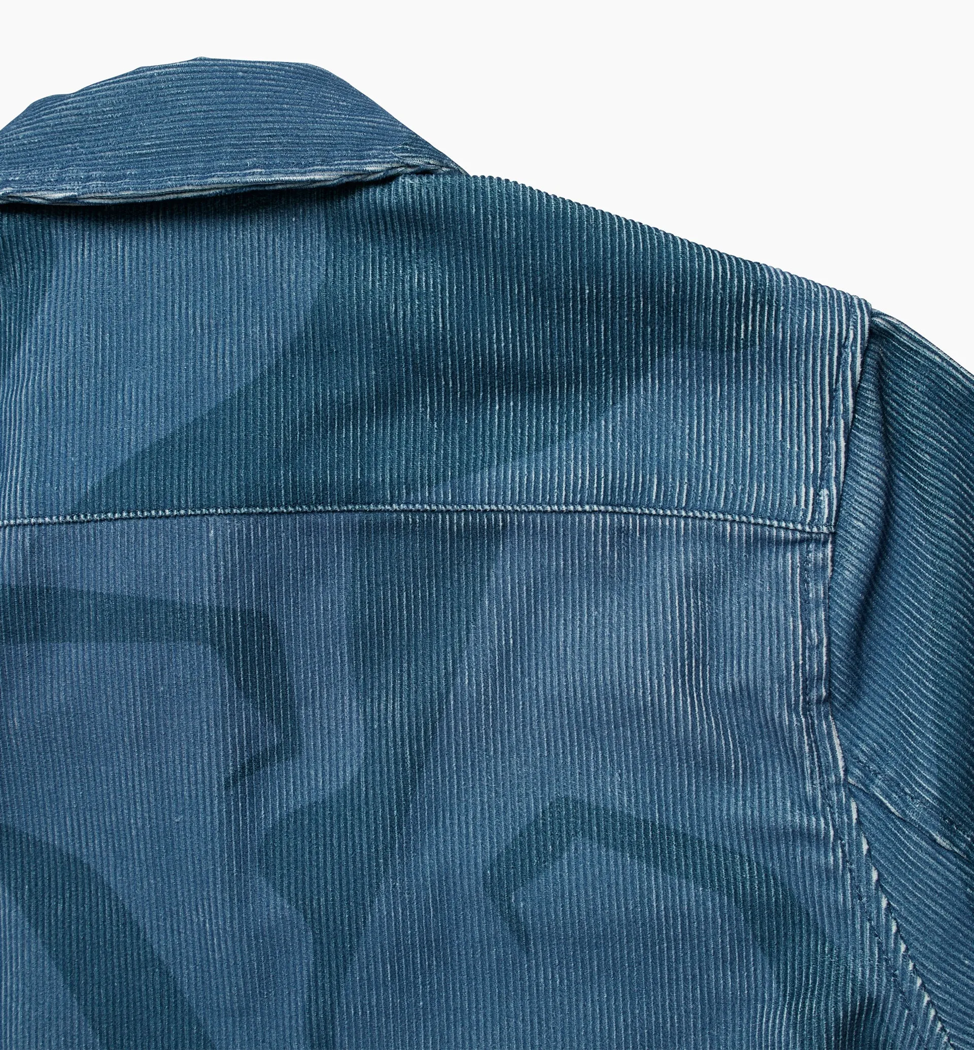 army dreamers woven shirt jacket (blue grey)