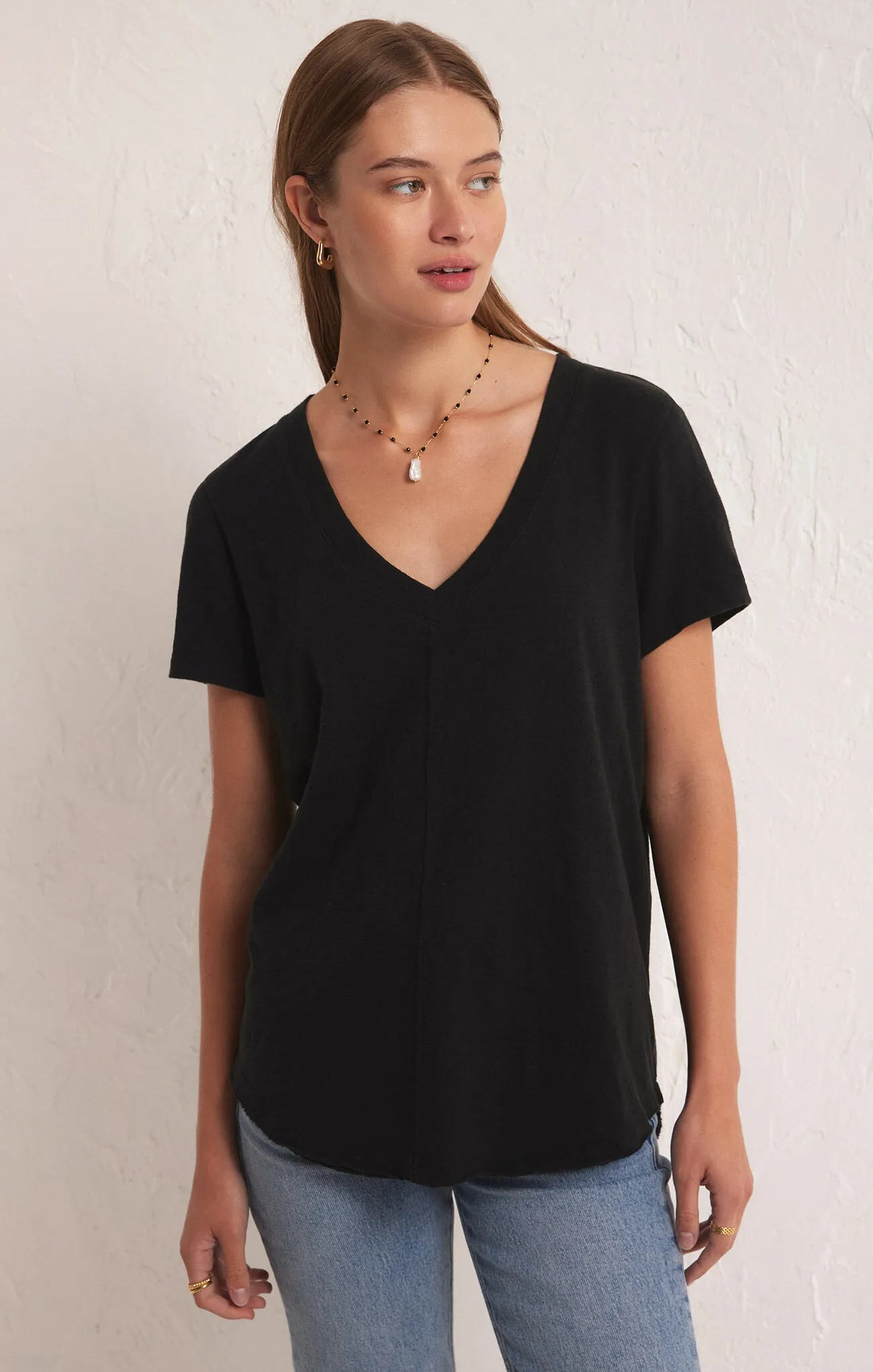 Asher V-Neck Tee