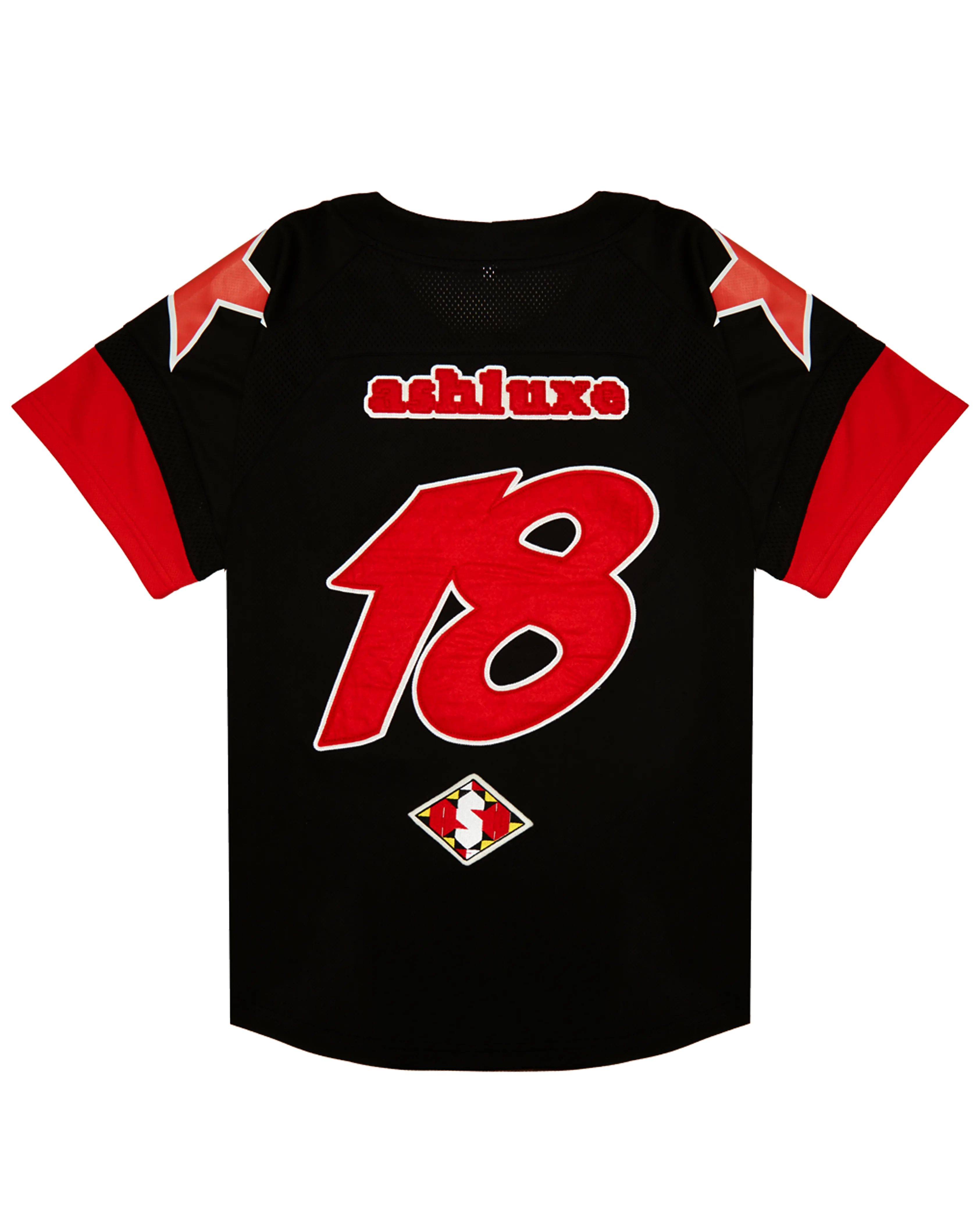 Ashluxe Classic Baseball Jersey Black