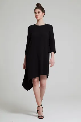 Asymmetric Crepe Dress