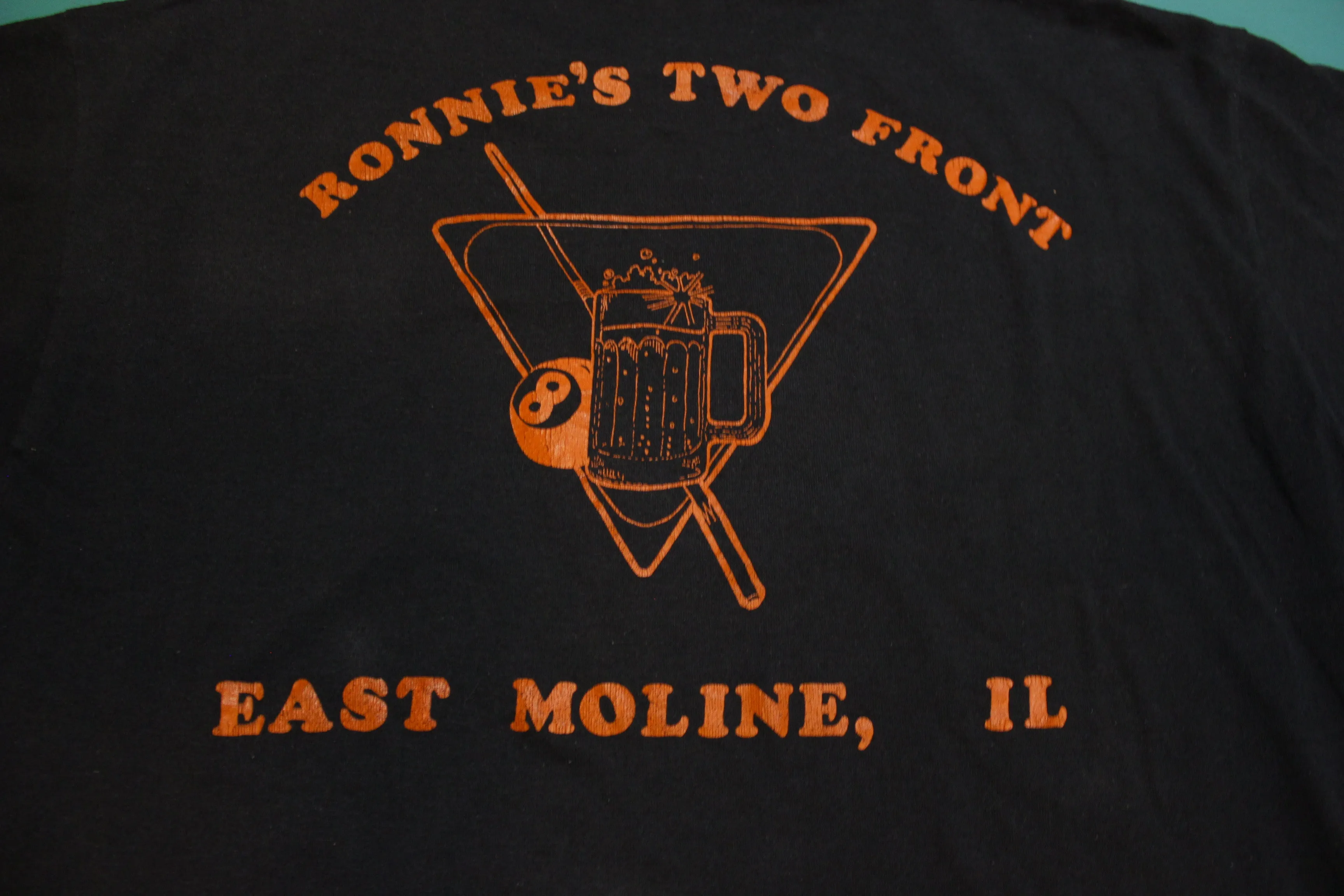 Bald Eagle Ronnies Two Front East Moline Single Stitch Vintage 80's T-Shirt