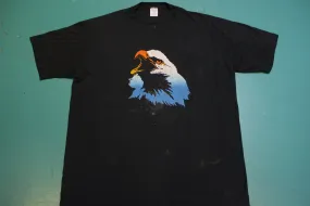 Bald Eagle Ronnies Two Front East Moline Single Stitch Vintage 80's T-Shirt