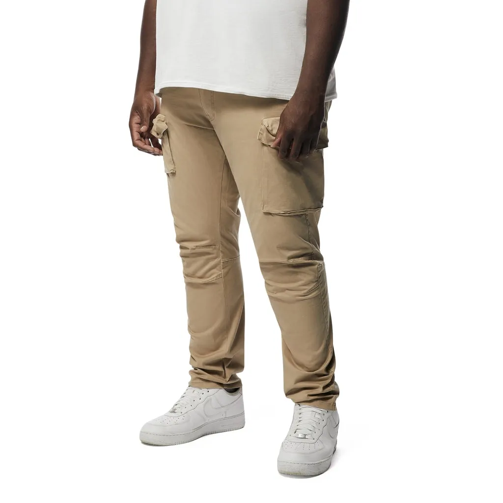 Big and Tall - Utility Twill Pants - Khaki