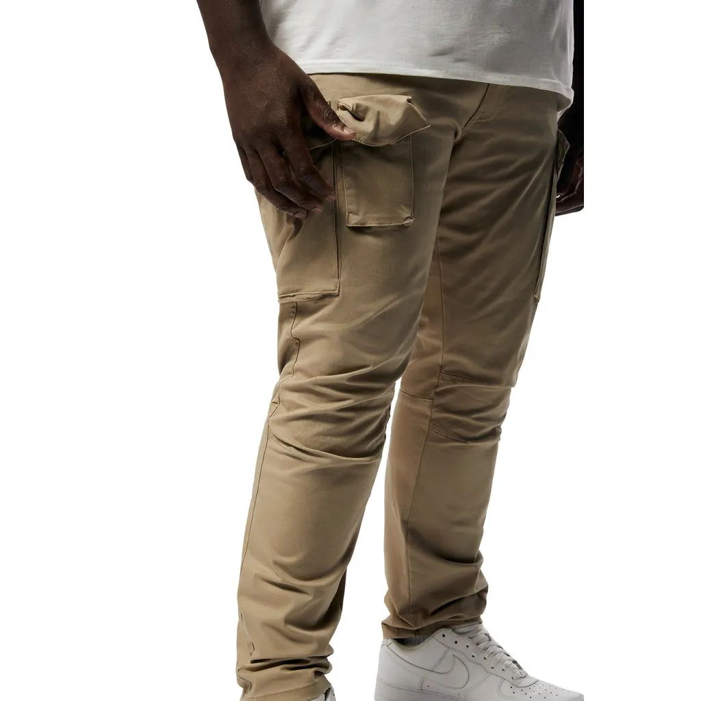 Big and Tall - Utility Twill Pants - Khaki