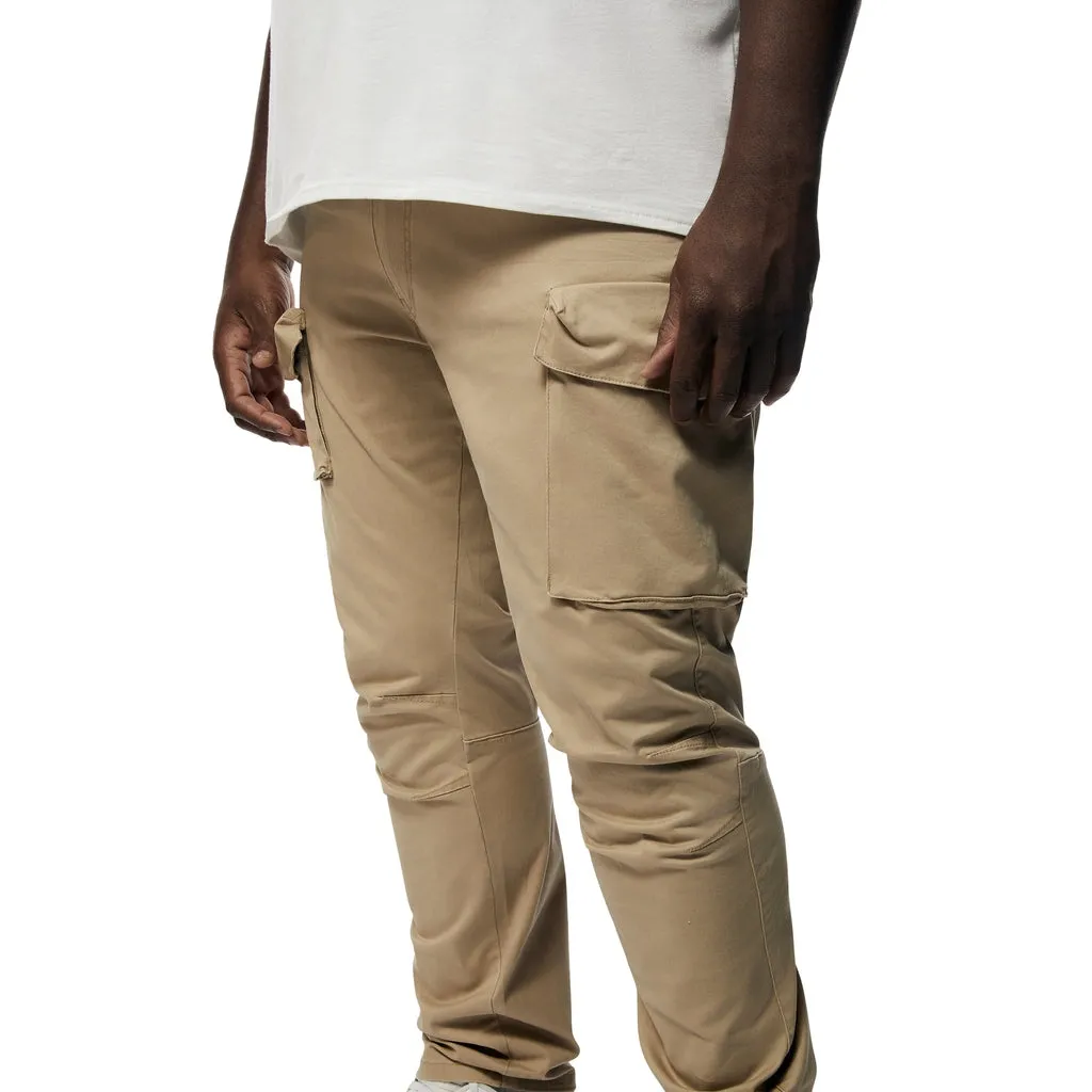 Big and Tall - Utility Twill Pants - Khaki