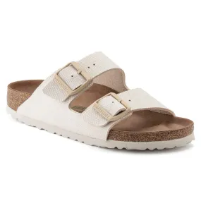 Birkenstock Women's Arizona Vegan Women Textile (Eggshell - Regular Fit)