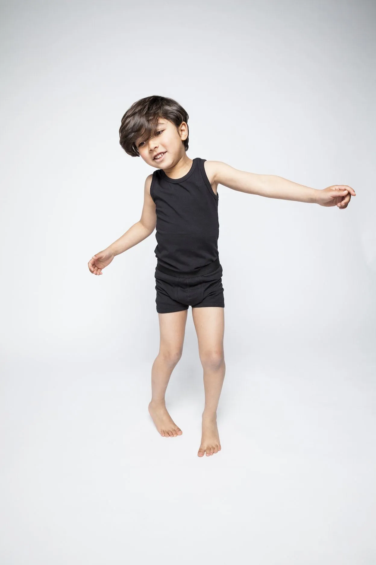 Black Boy's Boxers - Last Size: 1-2 Years