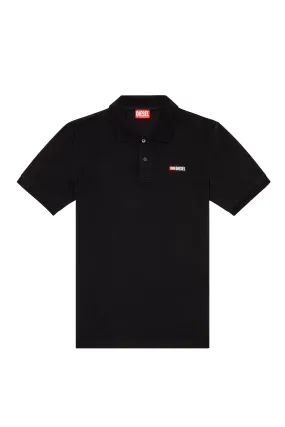 Black T-Smith-Div Polo Shirt