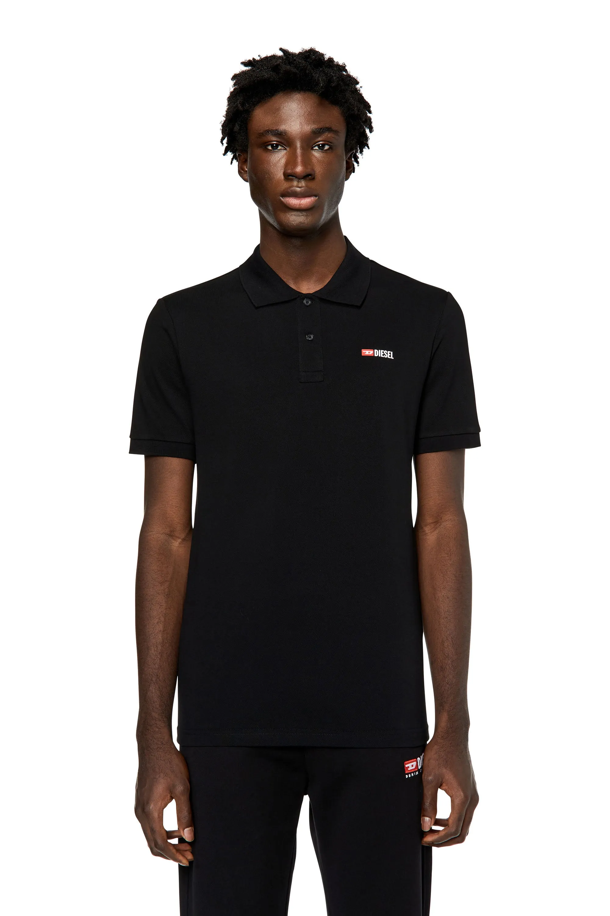 Black T-Smith-Div Polo Shirt