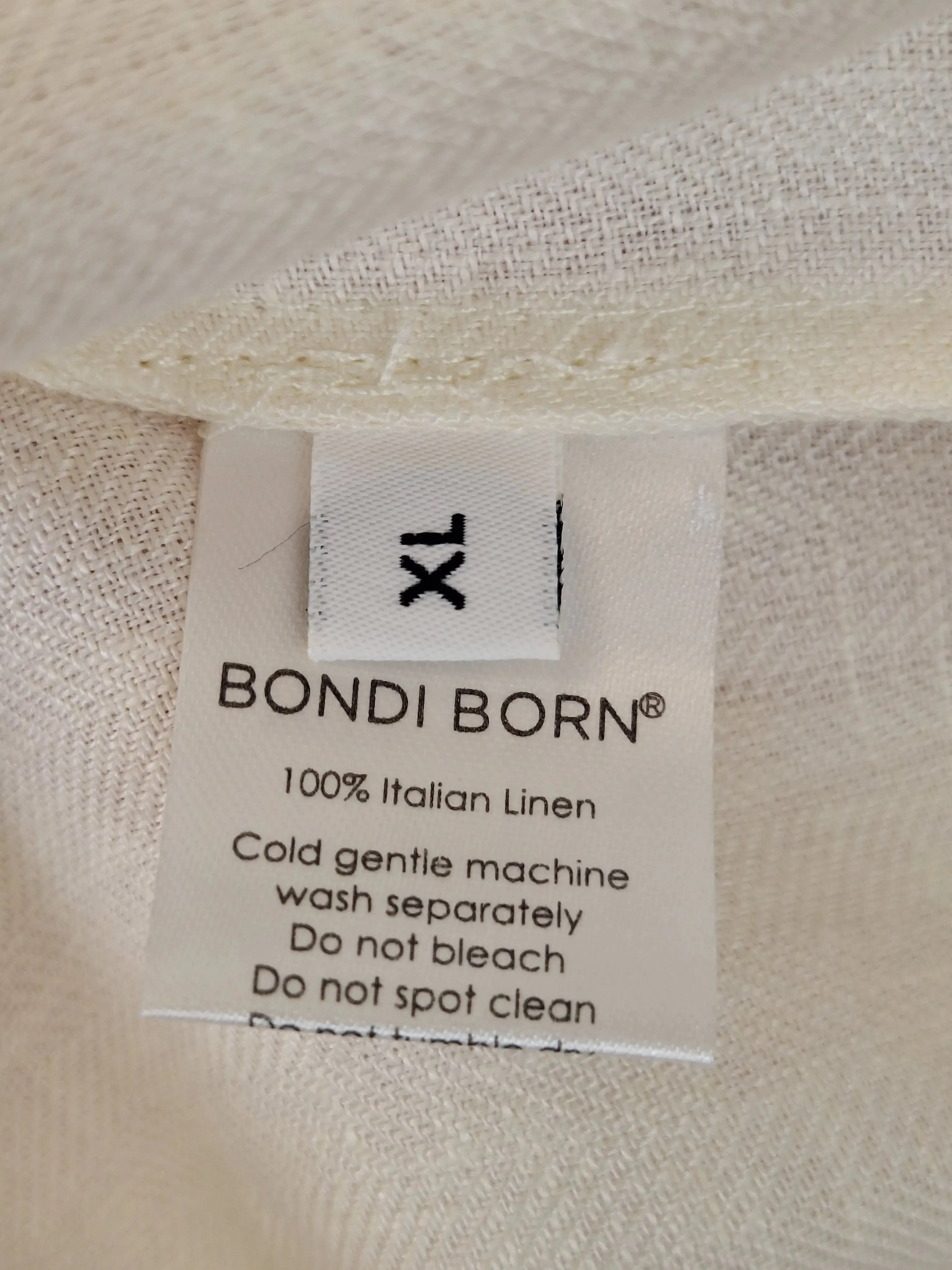 Bondi Born Chic Linen Belted Pants Size XL