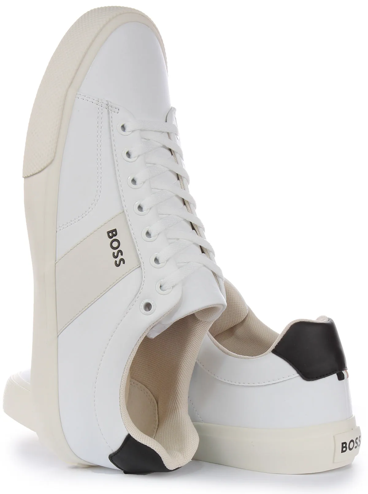 Boss Aiden Tennis Flrb In White For Men