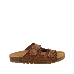 Braided Leather Open Toe Bio Sandals for Women - Guam-TE