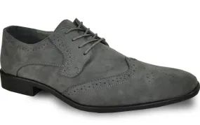 Bravo King-3 Faux Suede Wingtip Oxford