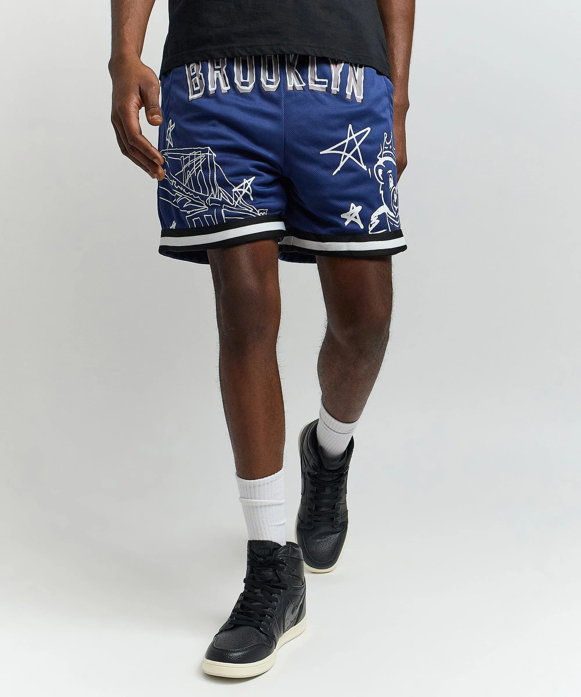 Brooklyn Mesh Shorts - Navy