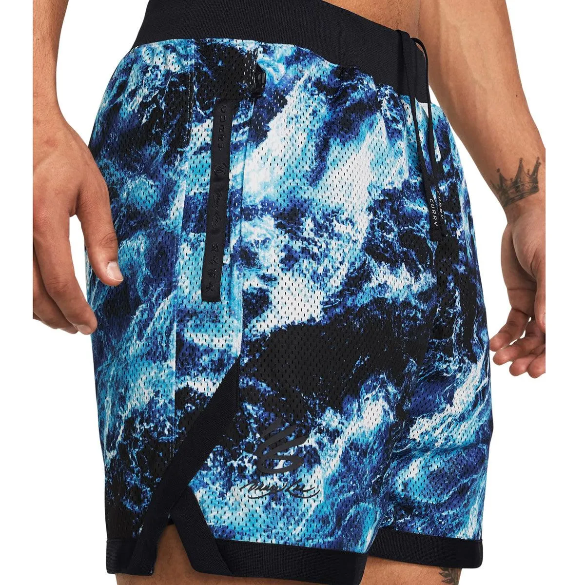   Bruce Lee Curry Lunar New Year Mesh Shorts 'Be Water'