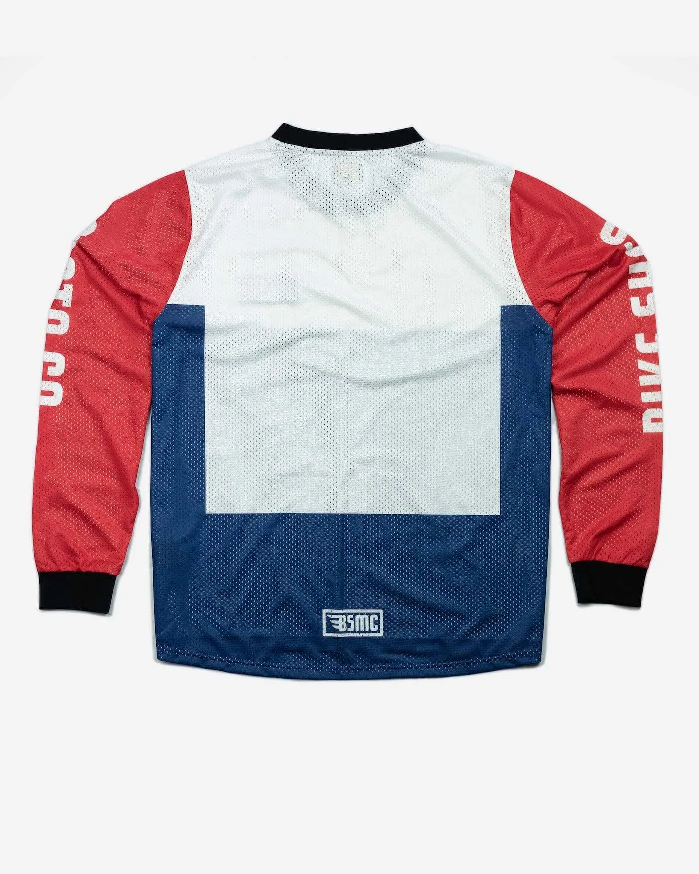 BSMC XR Race Jersey - WHITE/BLUE/RED