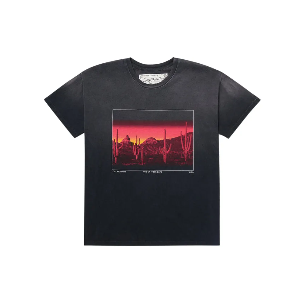 Burning Landscape Tee (Washed Black)