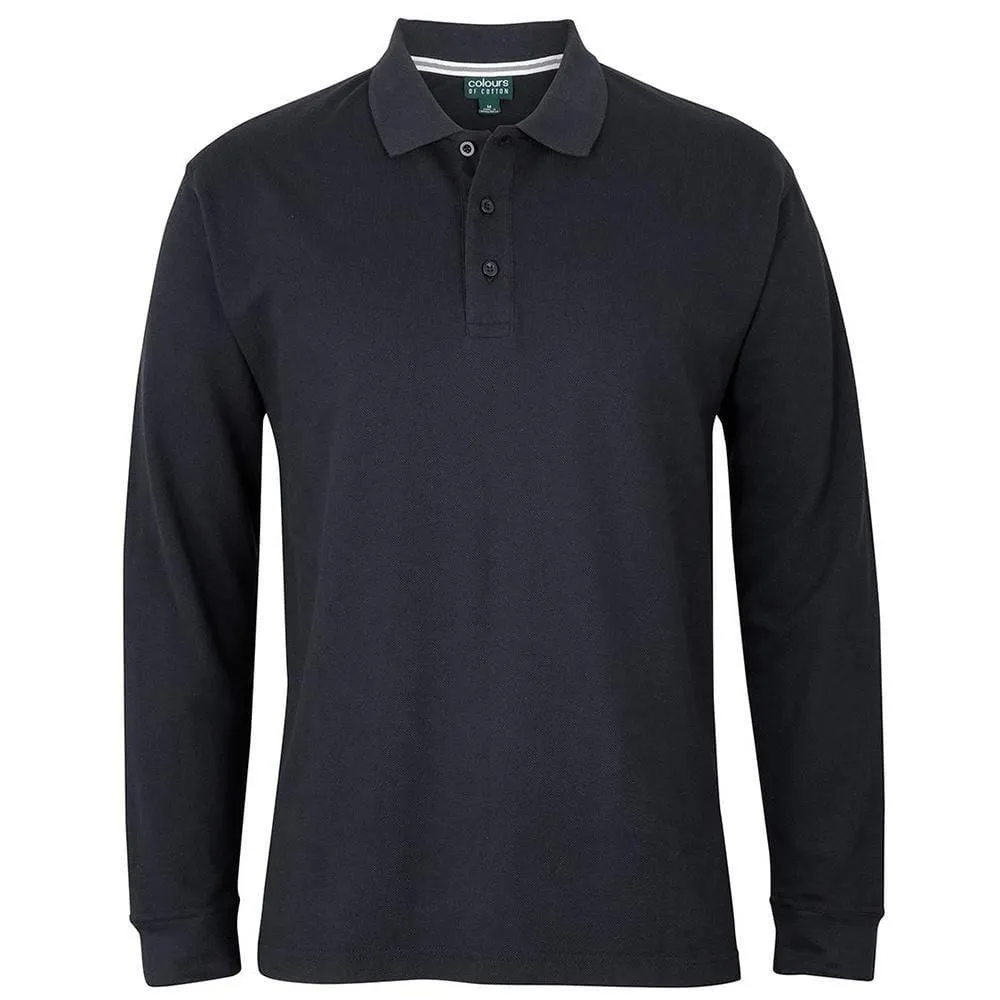 C of C Long Sleeve Pique Polo