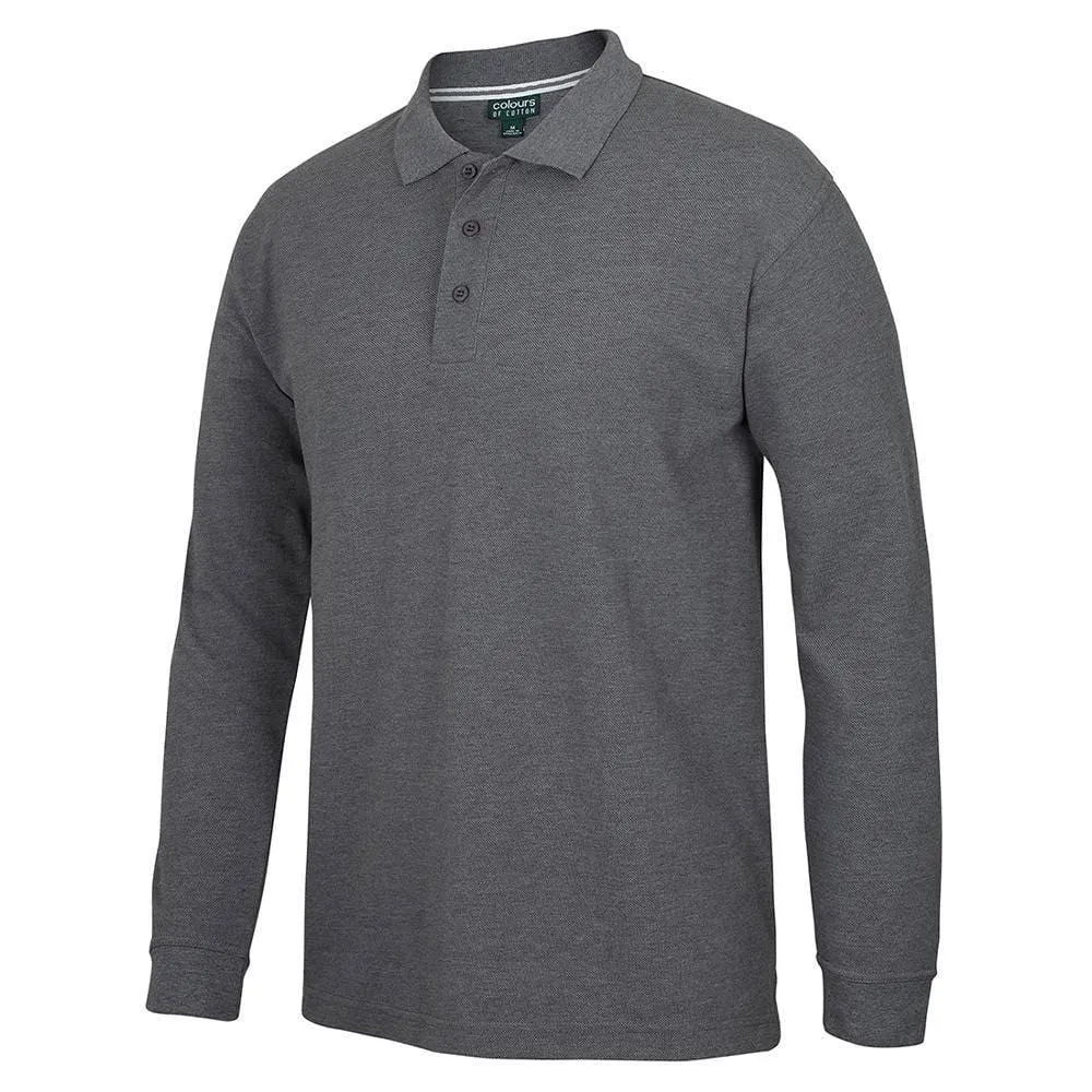 C of C Long Sleeve Pique Polo