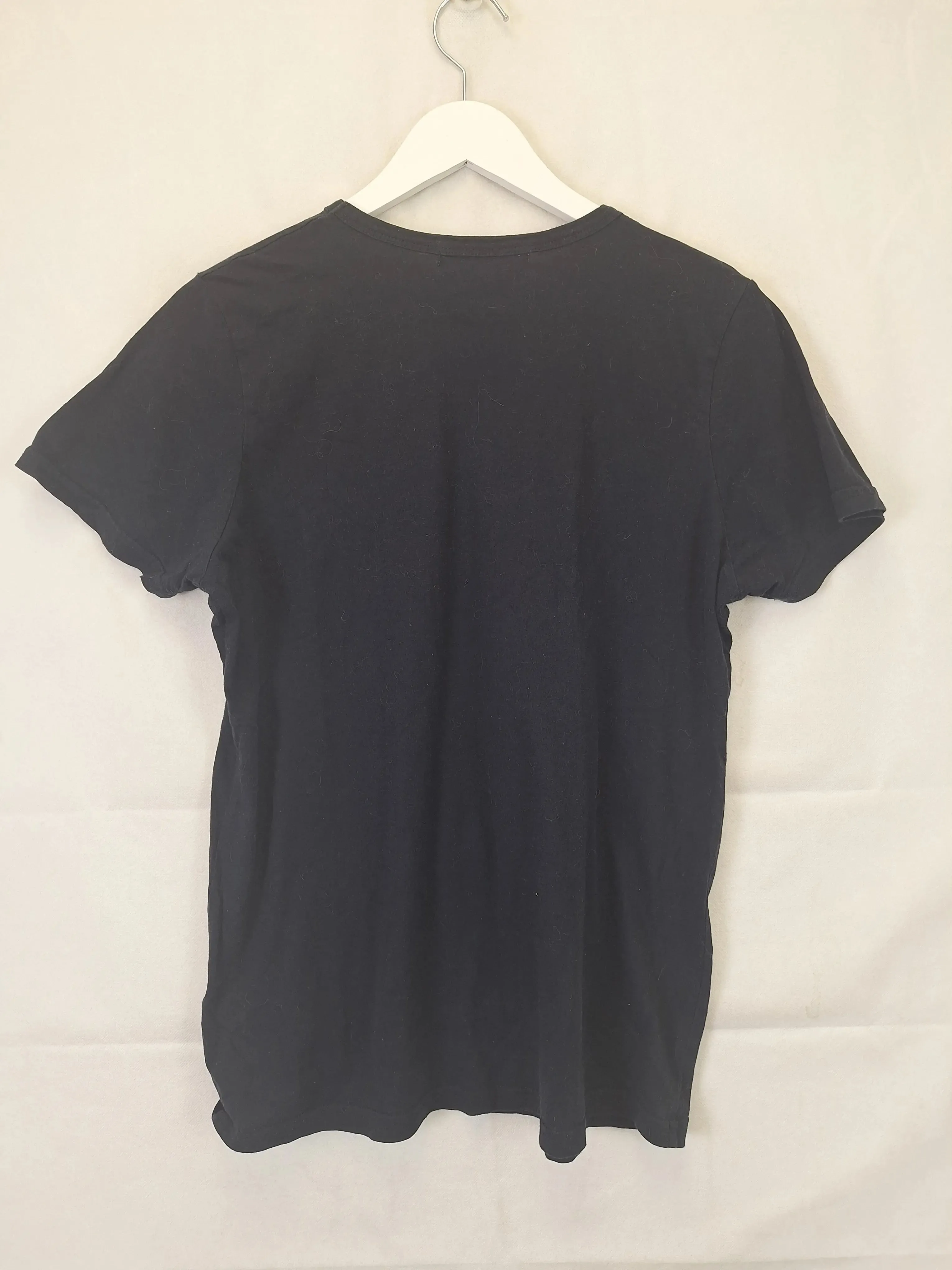 Camilla and Marc Classic French Navy Cordoba Boxy Logo T-shirt Size 8