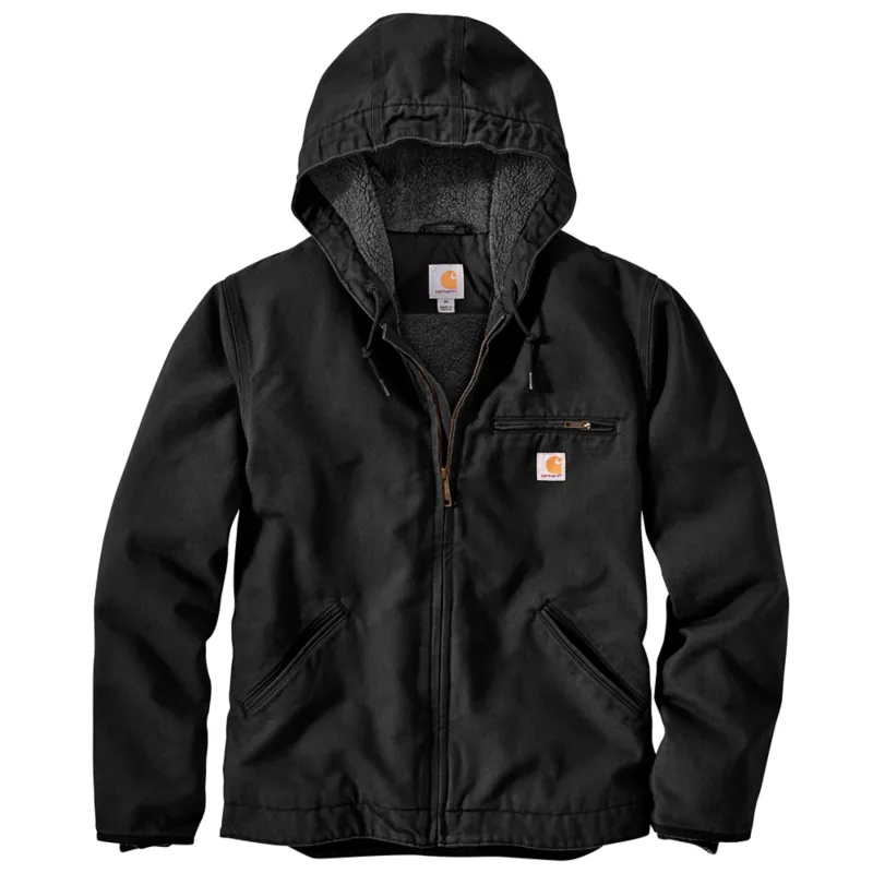 Carhartt 104392 Ms Washed Duck Sherpa Jacket