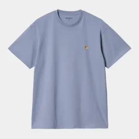 Carhartt Chase T-Shirt Charm Blue / Gold