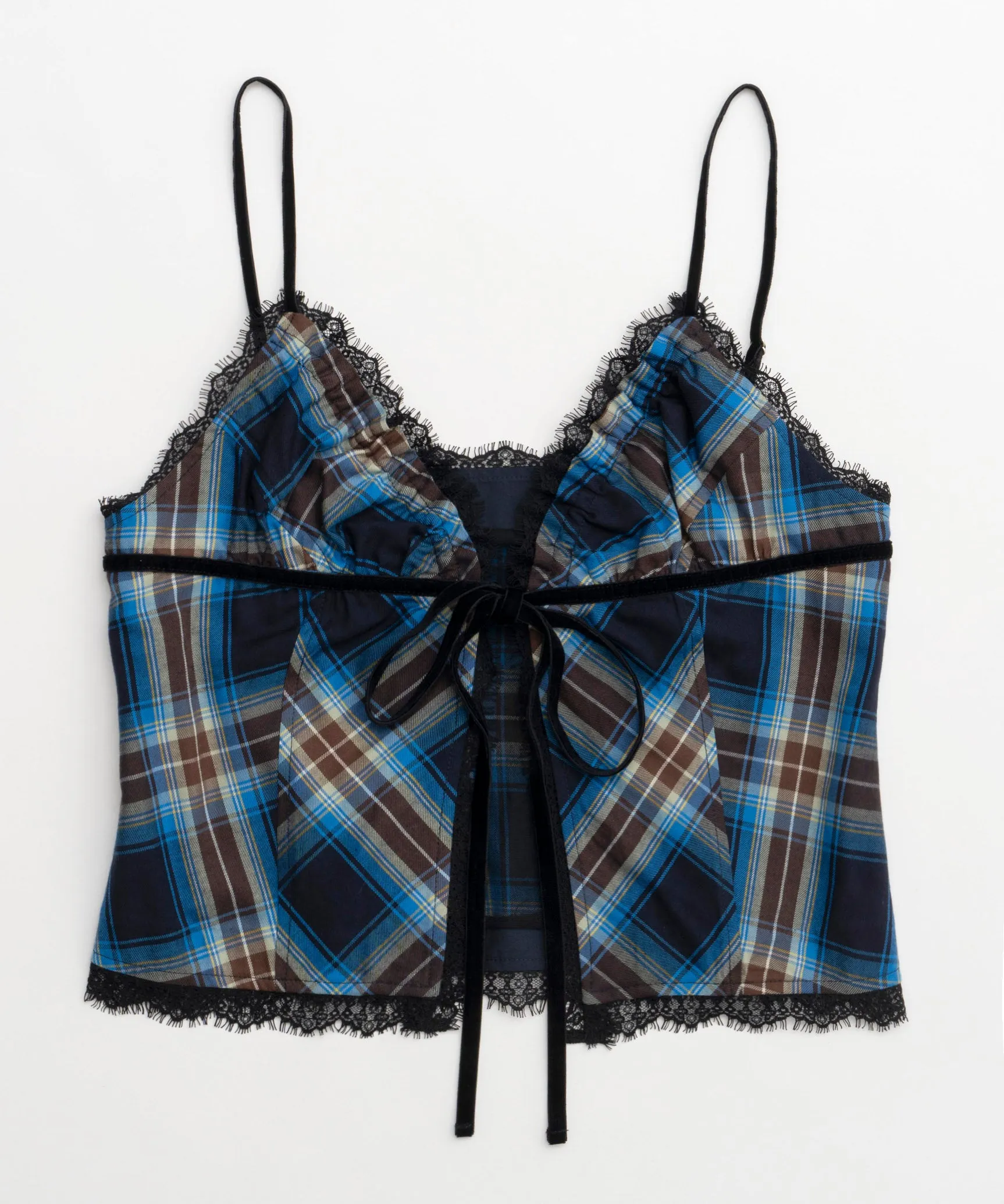 Checkered Lingerie Bustier