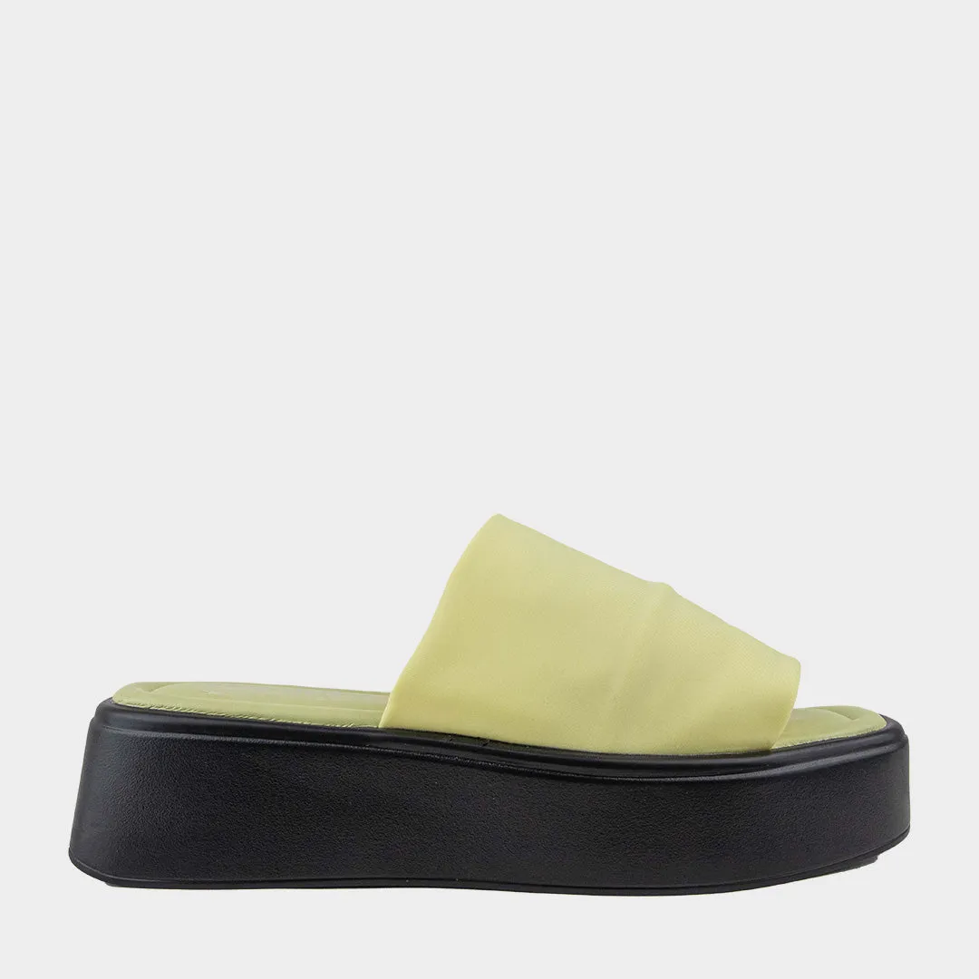 Chloe Slide Flatform Plataforma para Mujer