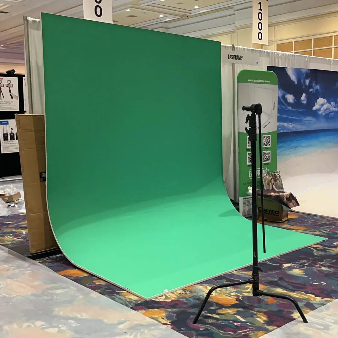 Chromakey Green Fabric Skin for the EasiFrame Curve Portable Studio Cyclorama System (Fabric Skin Only)