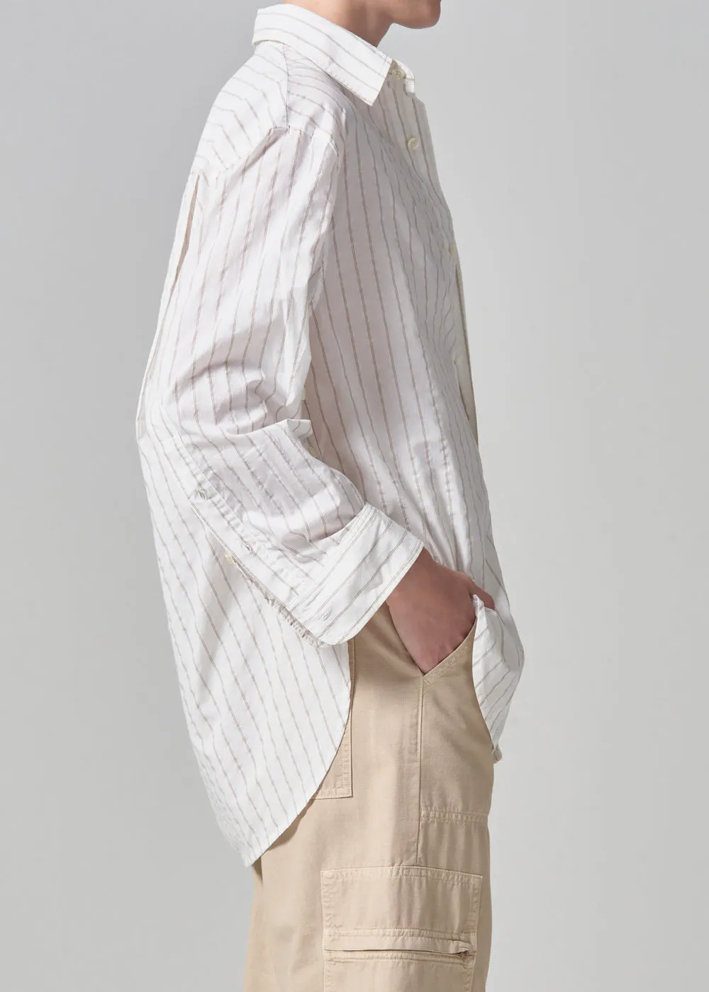 Citizens of Humanity Kayla Shirt in Barrett Stripe