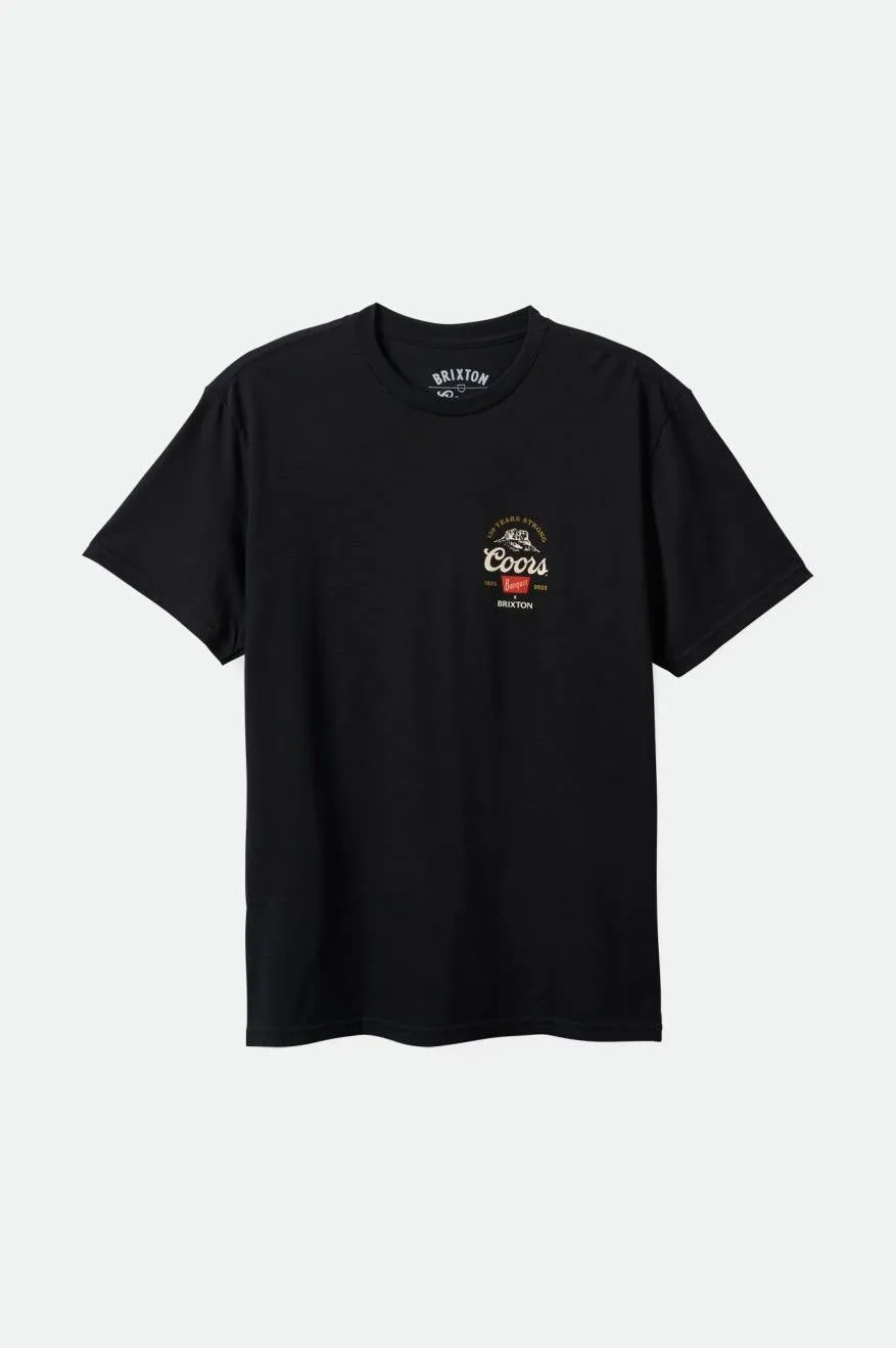 Coors 150 Arch S/S Standard Tee - Black