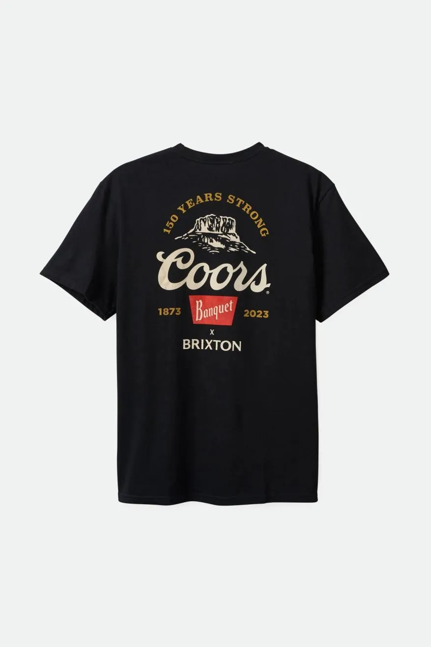 Coors 150 Arch S/S Standard Tee - Black