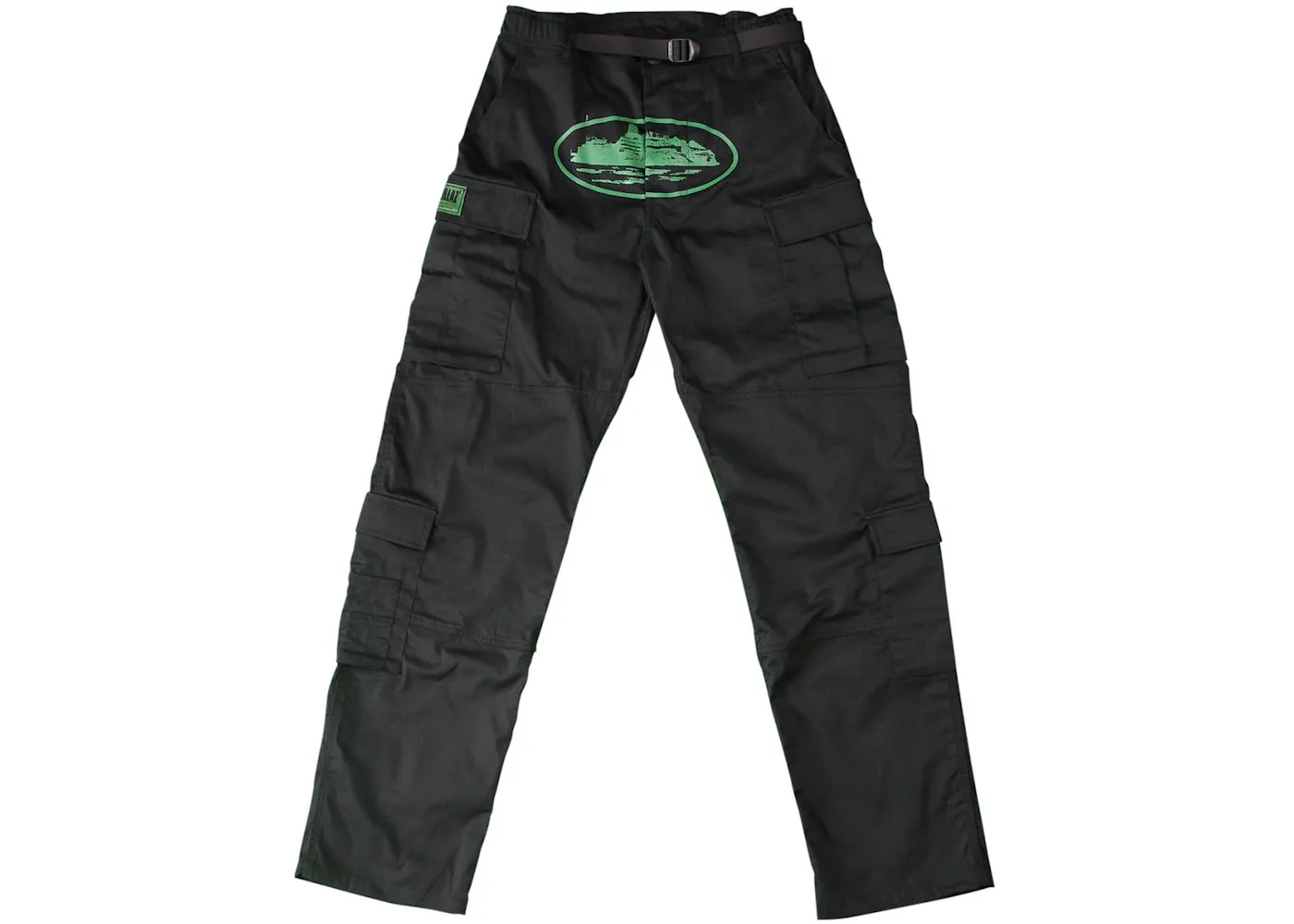 Corteiz Mula Guerillaz Cargos 'Black Green'