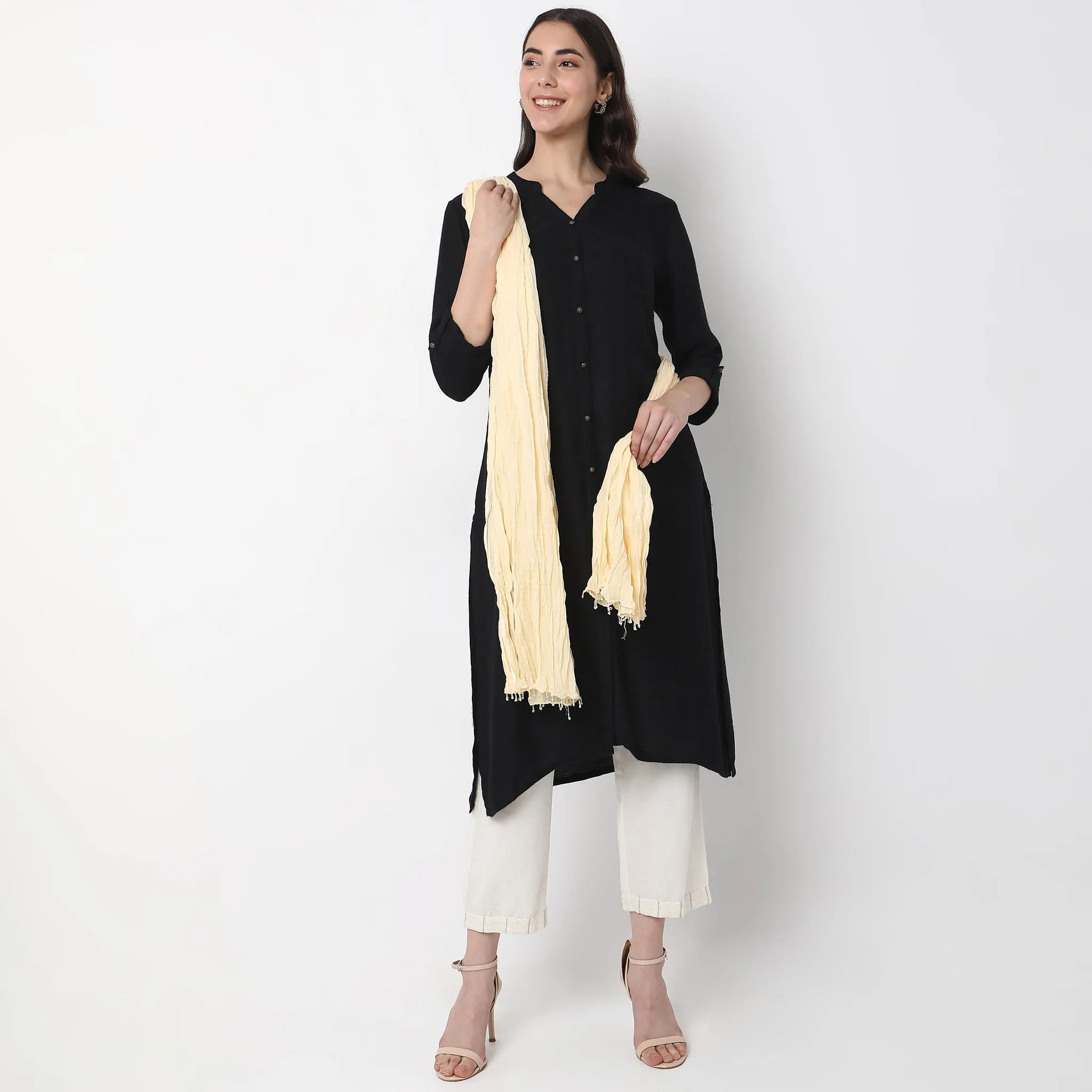 Cotton Solid Dupatta